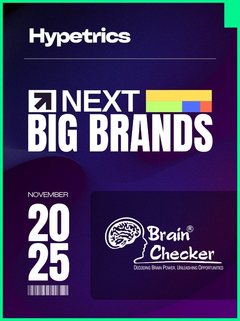 Brain Checker featured in Hypetrics Next Big Brands, November 2025